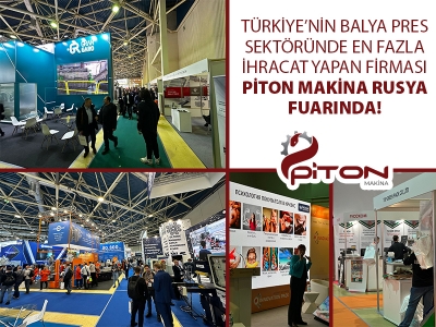 PITON MAKINA, TURKEY'S HIGHEST EXPORTING COMPANY IN THE BALE PRESS INDUSTRY, IS AT THE RUSSIA FAIR!