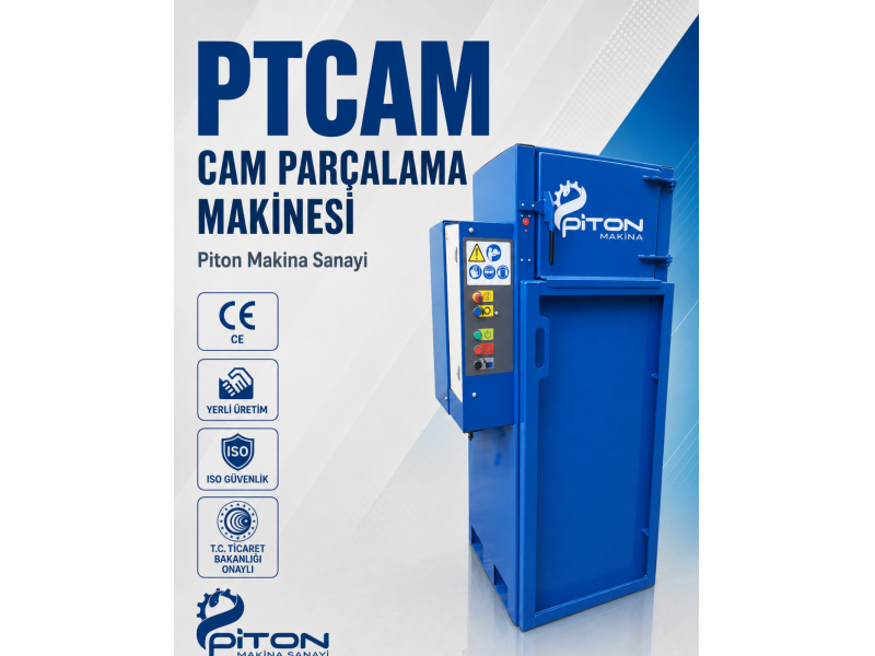 PTCAM - Cam Kırma ve Parçalama Makinesi